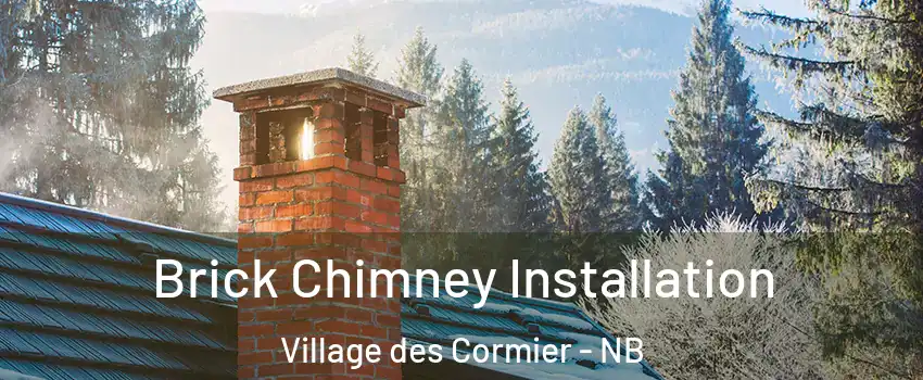  Brick Chimney Installation Village des Cormier - NB