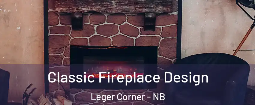  Classic Fireplace Design Leger Corner - NB
