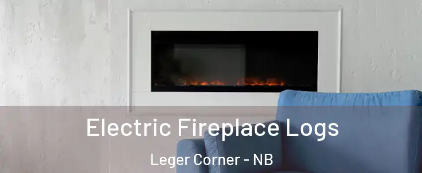  Electric Fireplace Logs Leger Corner - NB