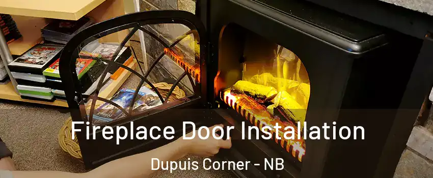  Fireplace Door Installation Dupuis Corner - NB