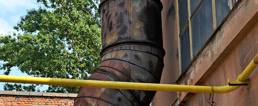 Lightning Protection Installation System for Industrial Chimneys in Dupuis Corner, New Brunswick