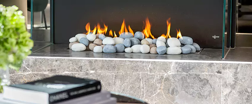 Double-Height Fireplace Design Refurbishment in Dupuis Corner, New Brunswick