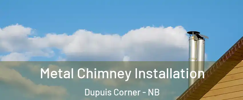  Metal Chimney Installation Dupuis Corner - NB