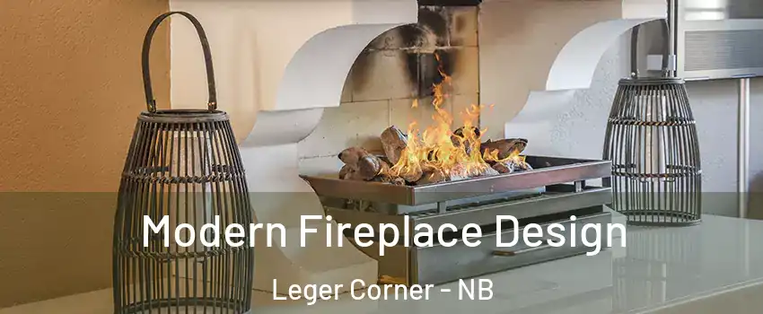  Modern Fireplace Design Leger Corner - NB